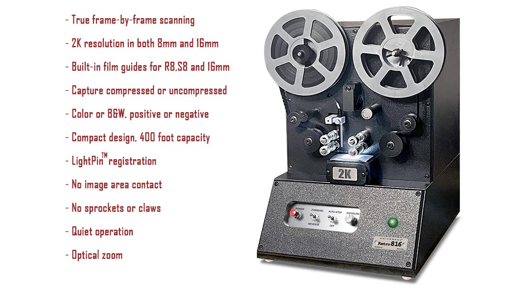 Reflecta Normal 8 Super 8 Cine Film Scanner Switching On and Scanning Films  